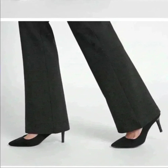 Betabrand Charcoal Bootcut Dress Pant Yoga Pant Sz Large Petite - Picture 5 of 11